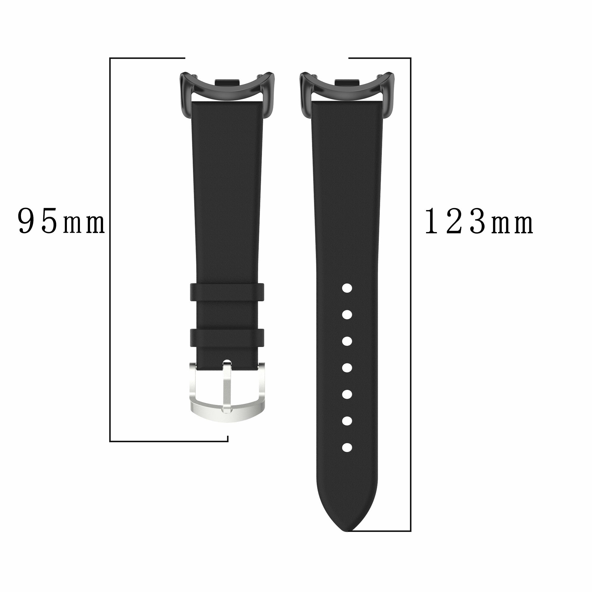 For Xiaomi Smart Band 8 Genuine Cow Leather Watch Bands Replacement Bracelet with Connector For Xiaomi Smart Band 8 Genuine Cow Leather Watch Bands Replacement Bracelet with Connector
